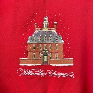 Vintage Red Christmas Sweatshirt Women’s Size XL